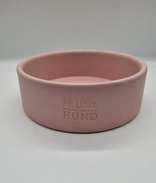 Prunkhund Keramiknapf rosa